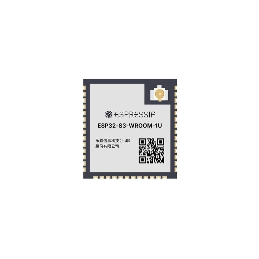 ESP32-S3-WROOM-1U-N8 功能模块 Bluetooth5.0 3V~3.6V SMD,19.2x18mm