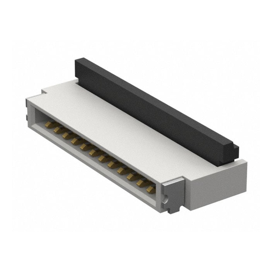 FFC2B28-12-G 线对板 CONN FFC FPC 12POS 0.5MM R/A