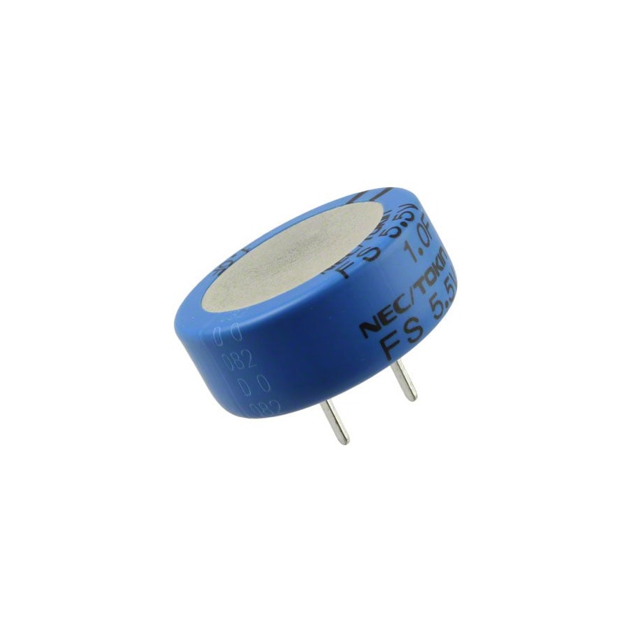 FS0H105ZF 铝电解电容 1 F -20%, +80% 5.5 V Radial, Can