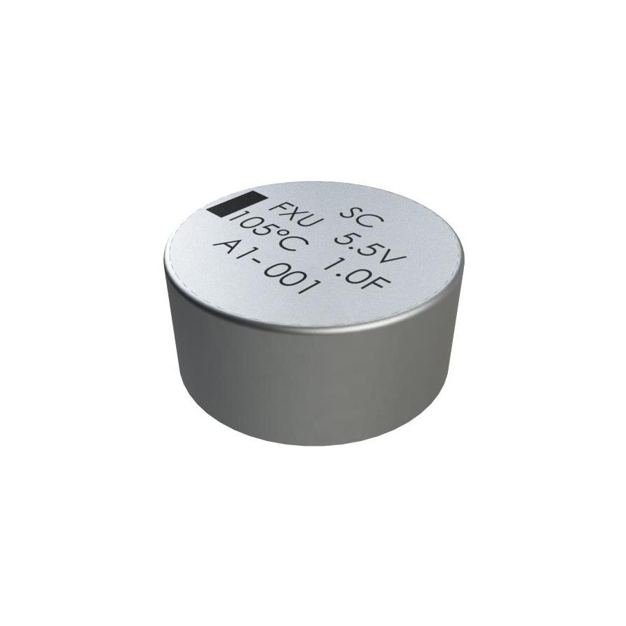 FXU0H105ZF 铝电解电容 1 F -20%, +80% 5.5 V Radial, Can