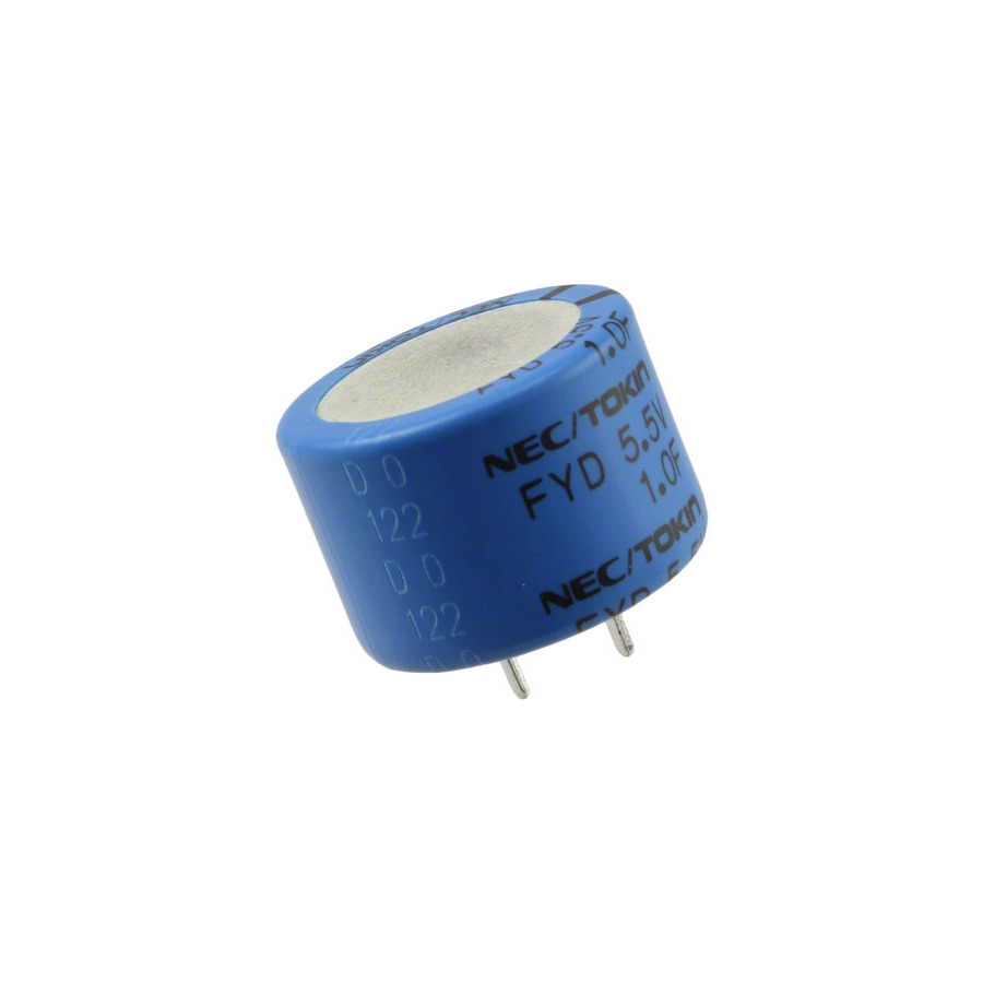 FYD0H105ZF 铝电解电容 1 F -20%, +80% 5.5 V Radial, Can
