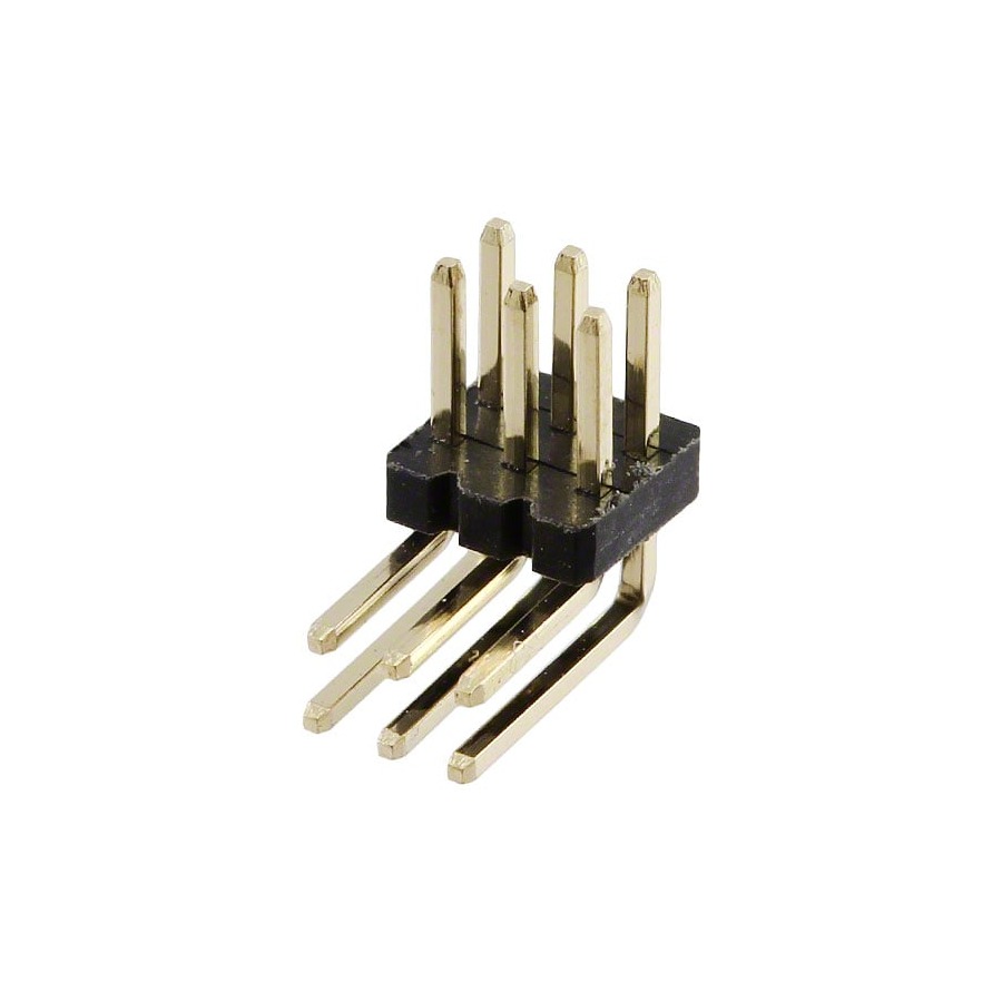GRPB032MWCN-RC 排针排母 1A 1.27mm Through Hole,Right Angle,P=1