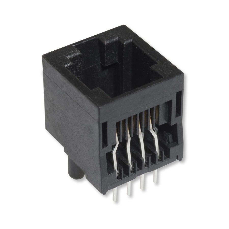 HCJV1-802UK Ethernet Jack 8P8C RJ45 NO SHLD VERT 6U NO LED