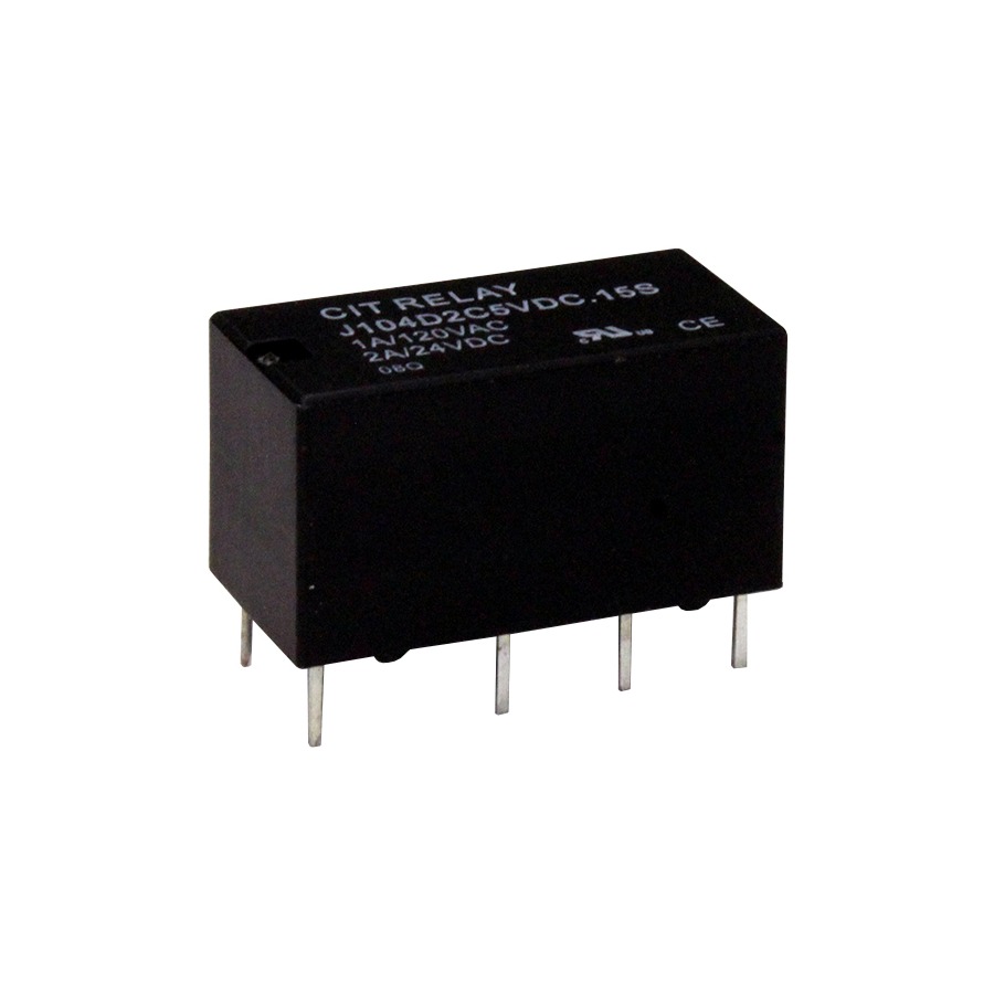 J104D2C5VDC.15S RELAY GENERAL PURPOSE DPDT 2A 5V