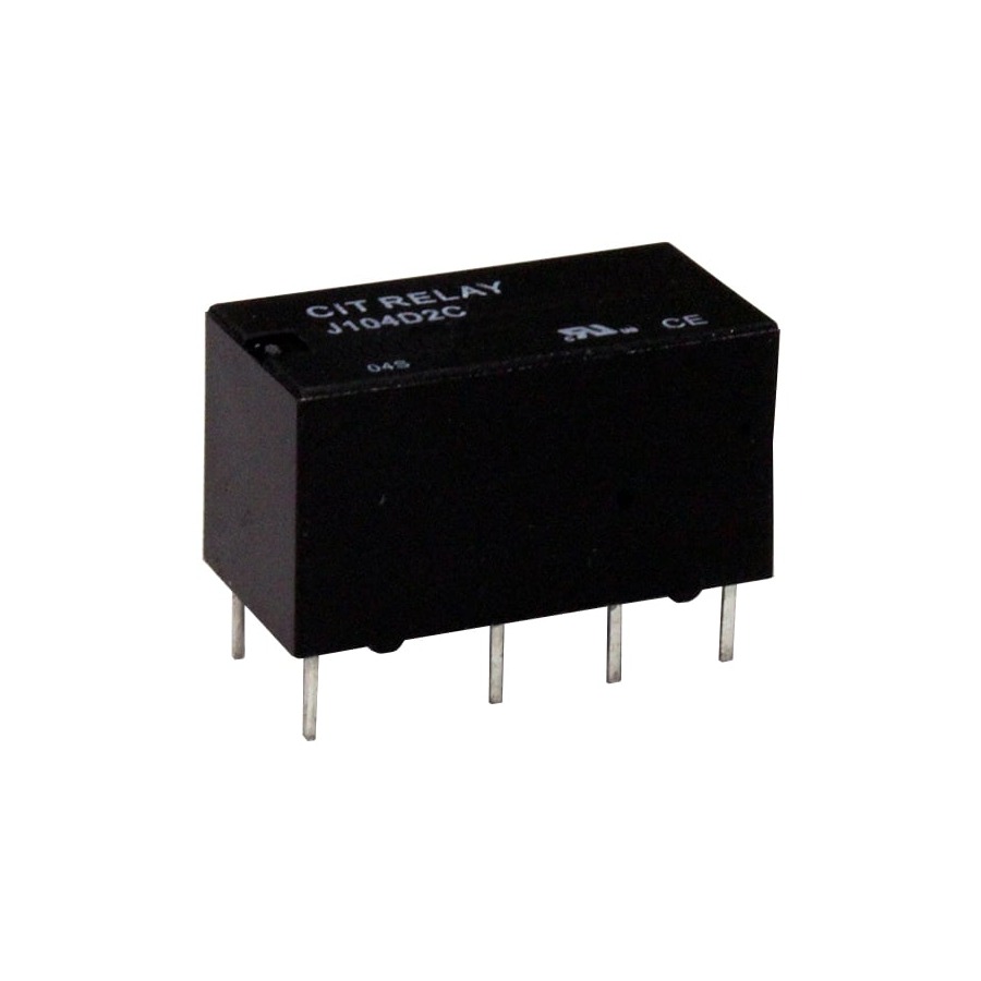 J104D2C5VDC.20S 继电器 RELAY GENERAL PURPOSE DPDT 2A 5V