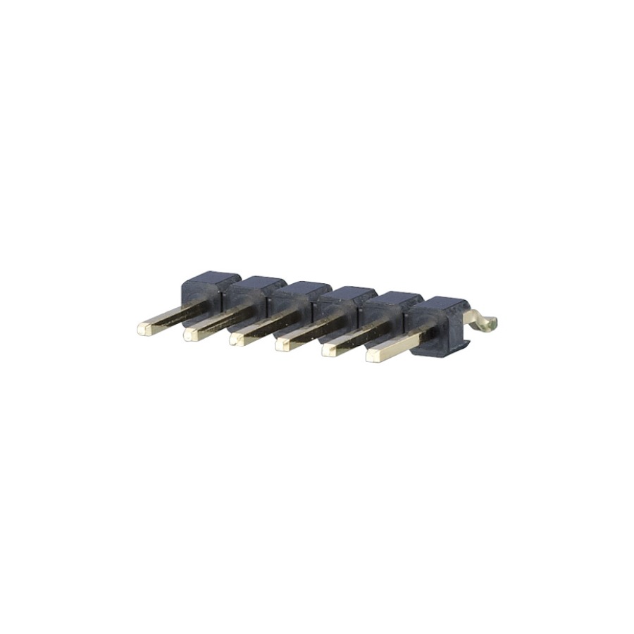 PM20206HBNN 排针排母 2.54mm Black SMD,P=2.54mm,Surface Mount,R