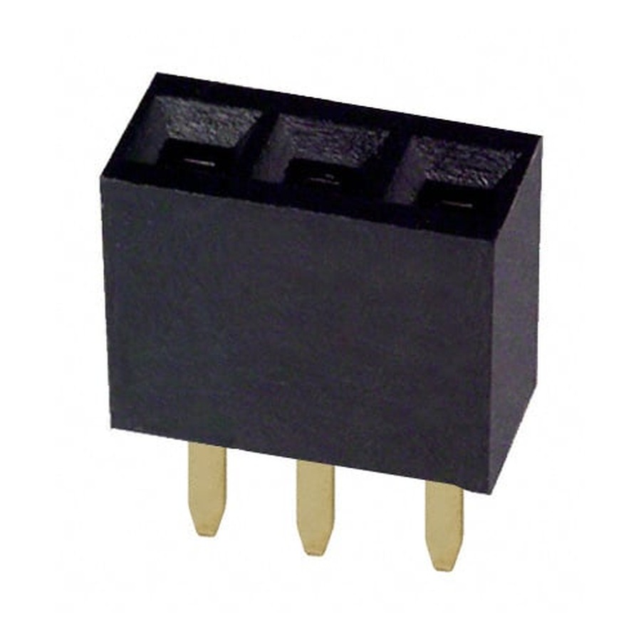 PPPC031LFBN-RC Pin Header / Socket 250V 3A 2.54mm Through Hole,P=2.54mm