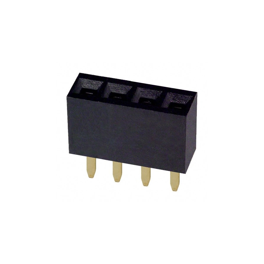 PPPC041LFBN-RC 排针排母 250V 3A 2.54mm Through Hole,P=2.54mm
