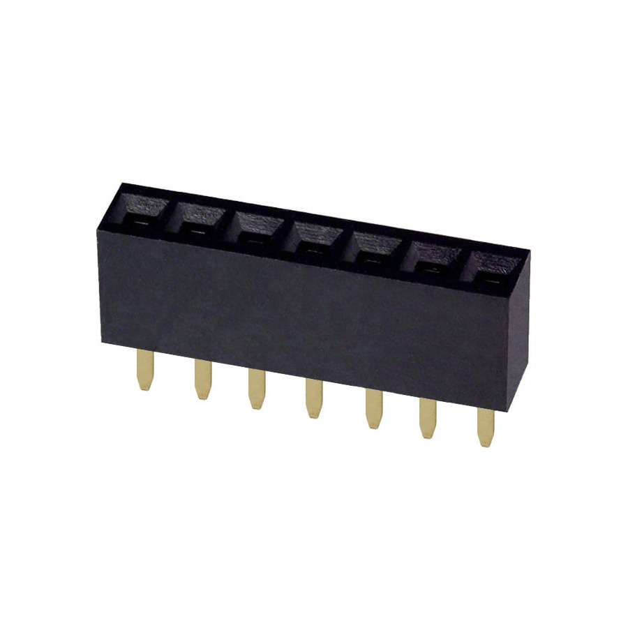 PPPC071LFBN-RC 排针排母 250V 3A 2.54mm Through Hole,P=2.54mm