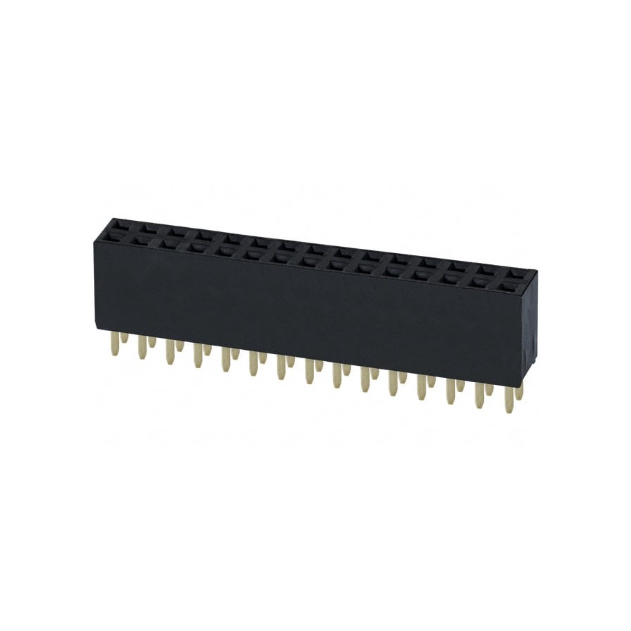 PPPC152LFBN-RC Pin Header / Socket 3A 2.54mm Through Hole,P=2.54mm