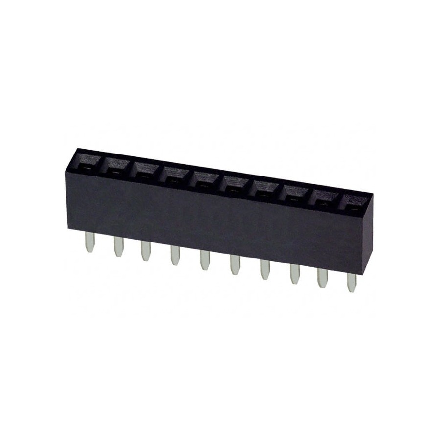 PPTC101LFBN-RC 排针排母 250V 3A 2.54mm Through Hole,P=2.54mm