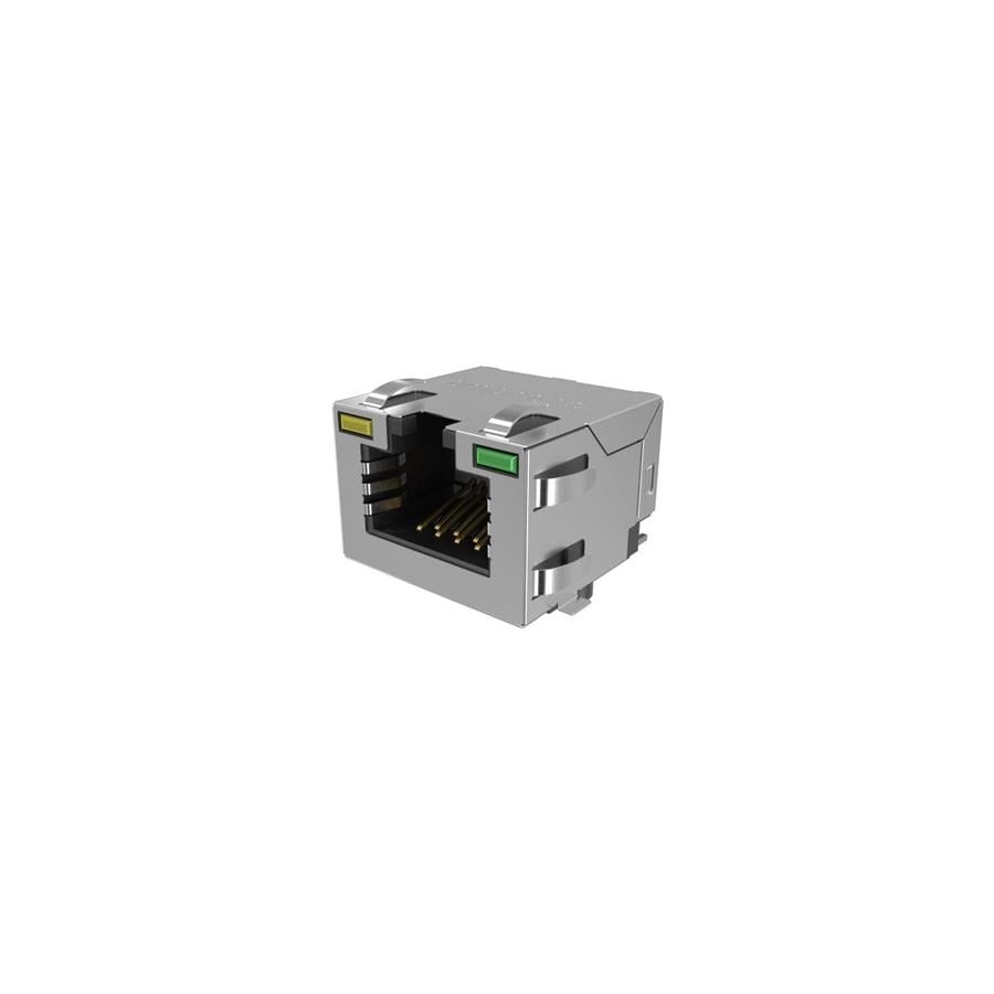 RJE3B1881442 网口 8P8C, RA, CAT6, SMT, SHIELD WITH