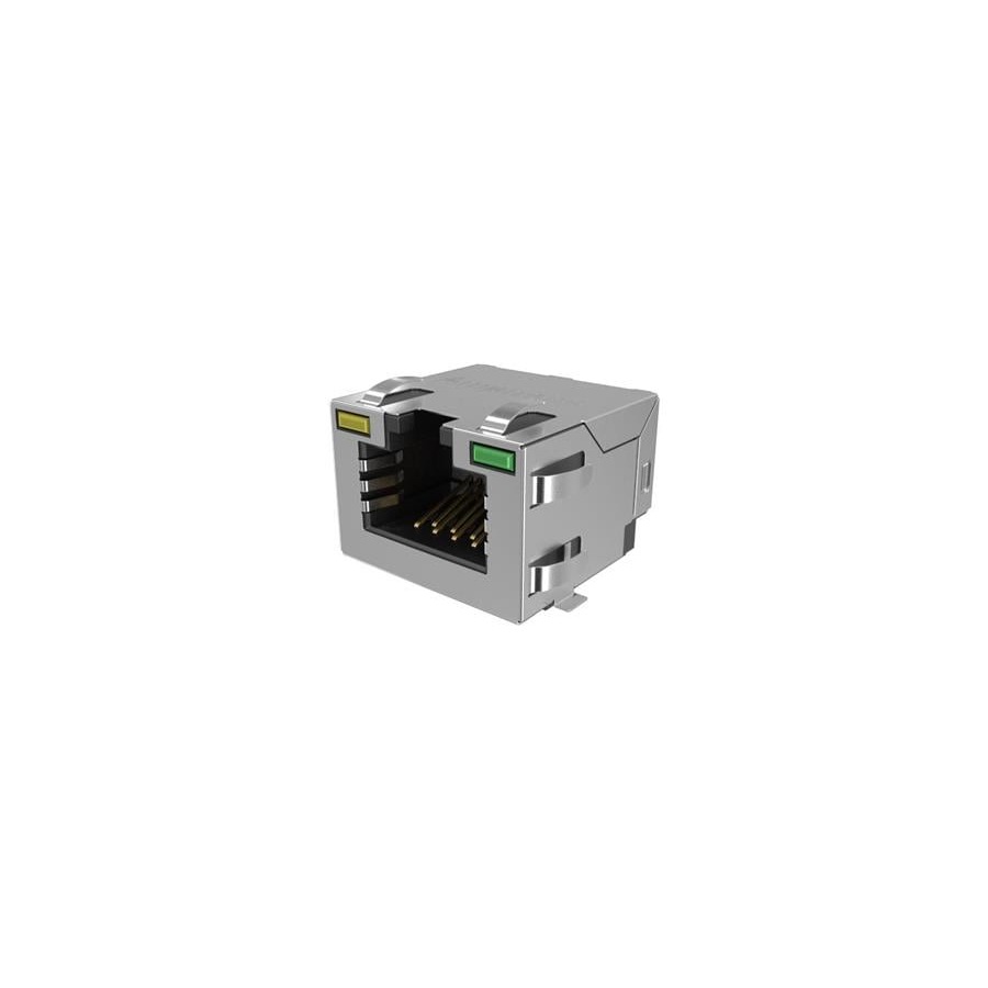 RJE3B18814A1 Ethernet Jack 8P8C, RA, CAT6, SMT, SHIELD WITH