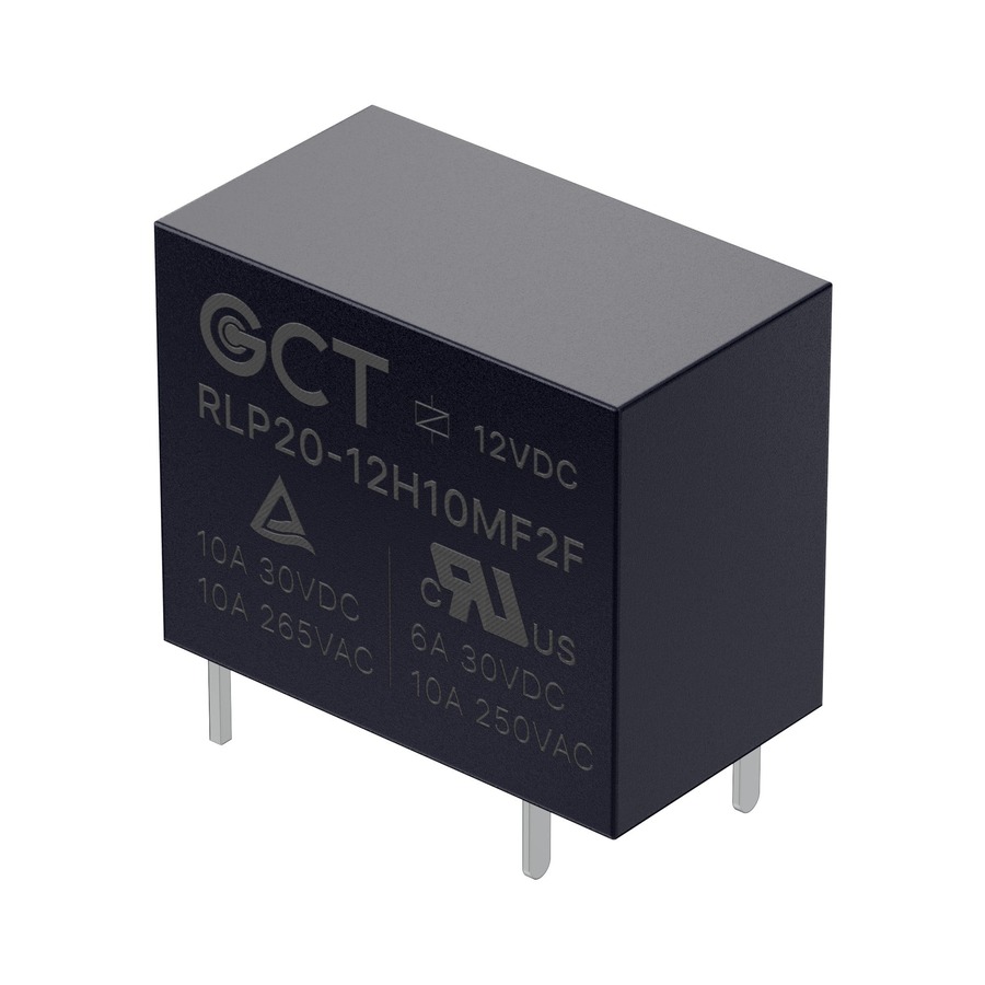 RLP20-12H10MF2F 继电器 RELAY PCB MOUNTED TH 12V COIL 10