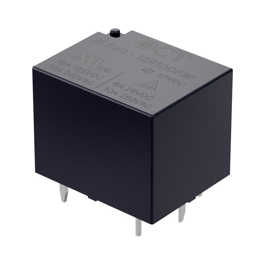 RLP30-12R10CF3F 继电器 RELAY PCB MOUNTED TH 12V COIL 10