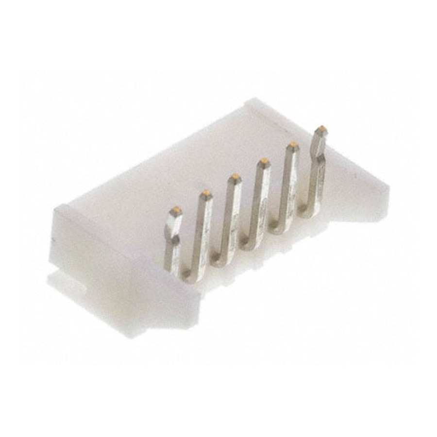 S6B-XH-A 线对板 250V 3A 2.5mm Through Hole,Right Angle,P=2