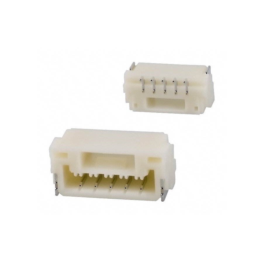 SM05B-GHS-TB 线对板 CONN HEADER SMD R/A 5POS 1.25MM