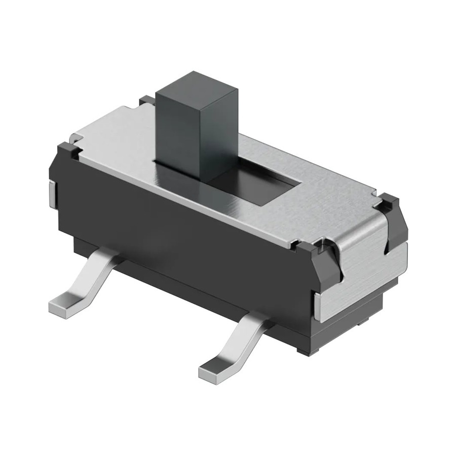 SWS025-020V12SSA 轻触开关 SLIDE SWITCH, VERTICAL, 2.0MM TR