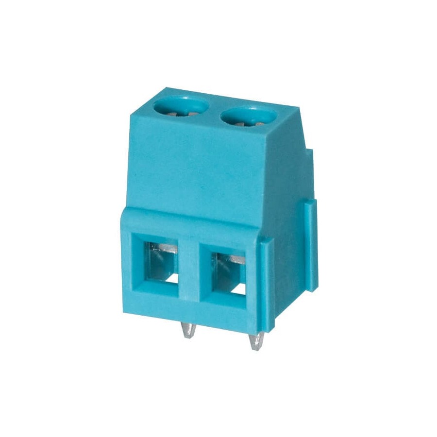 TB007-508-02BE 接线端子 300V 16A Blue Through Hole,P=5.08mm