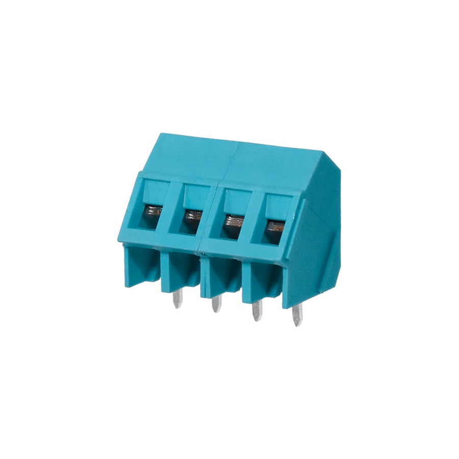 TB008A-508-04BE 接线端子 300V 16A Blue Through Hole,P=5.08mm
