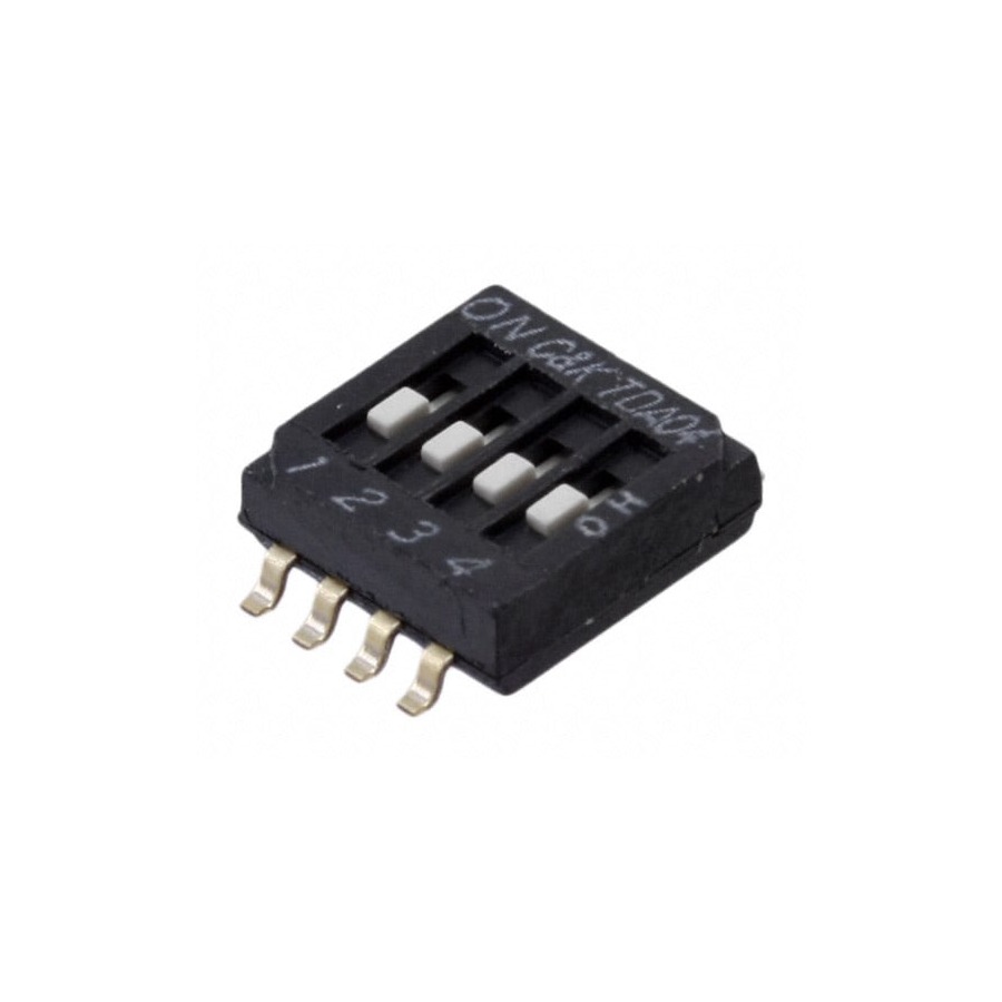 TDA04H0SB1 Tactile Switch 24V 25mA 1.27mm Black
