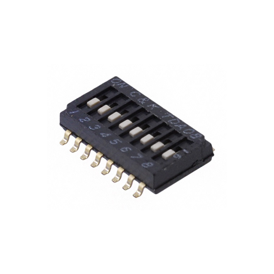 TDA08H0SB1 轻触开关 24V 25mA 1.27mm Black