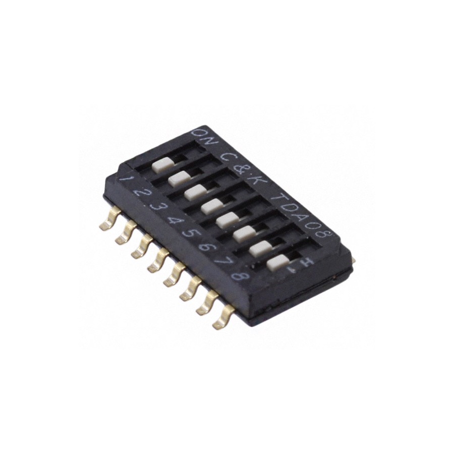 TDA08H0SB1R 轻触开关 24V 25mA 1.27mm Black