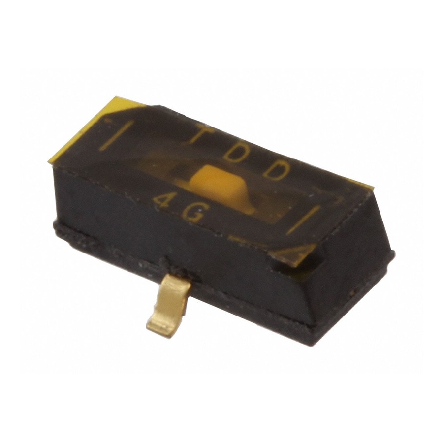 TDD01H0SB1R 轻触开关 24V 25mA Black SMD