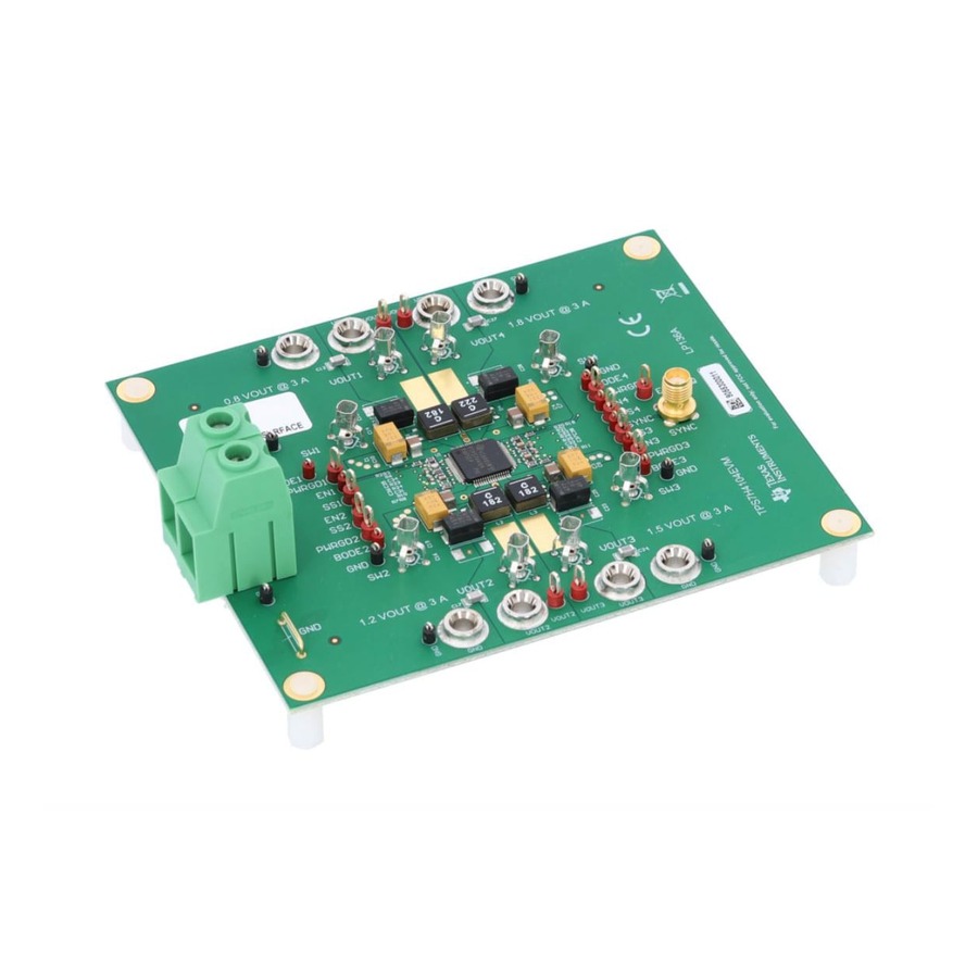 TPS7H4104EVM 功能模块 3A, 3A, 3A, 3A
