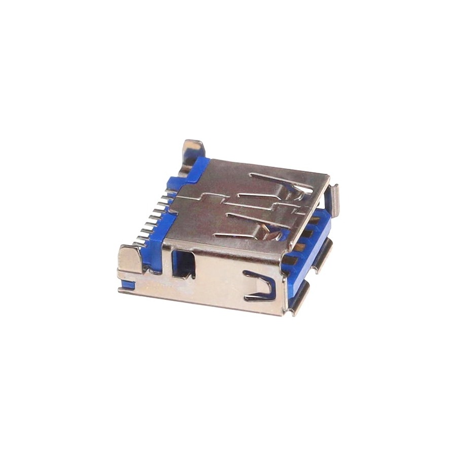 USB-A3-S-RA-SMT USB Type-C USB A 3.0 RECEPTACLE, R/A SMT, 9
