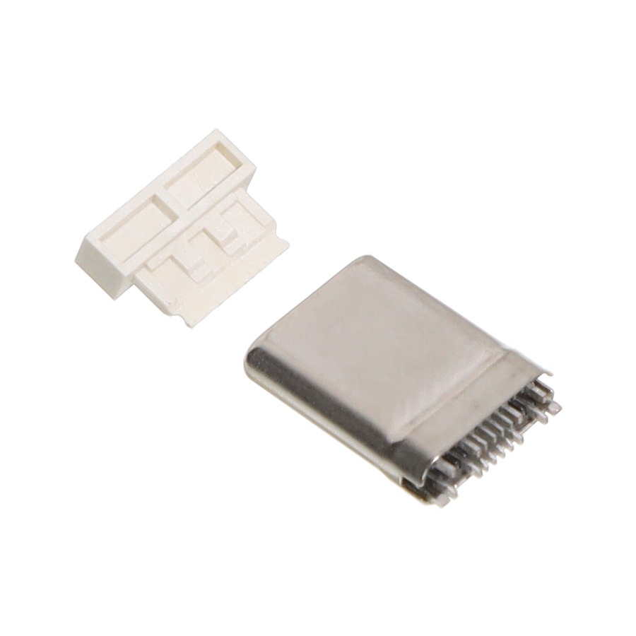 USB-C20-PLUG-R1-BK-HT-PP 线对板 插件