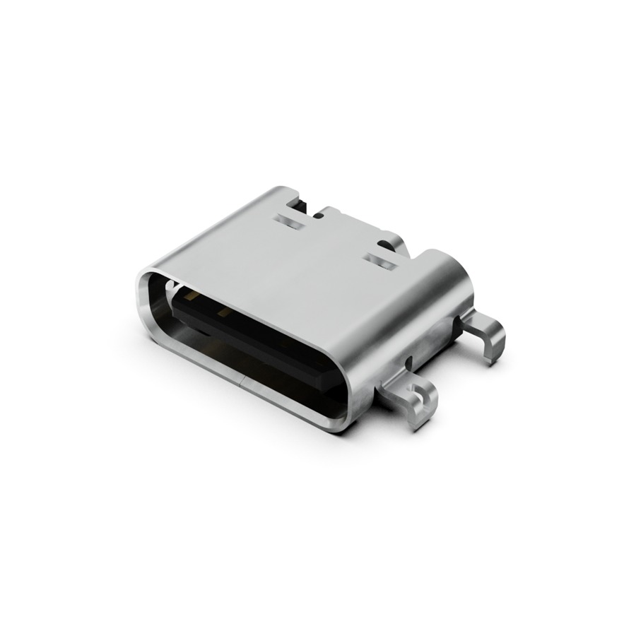 USB4505-03-0-A USB Type-C USB C REC 16P 3U" MID MNT 1.0MM