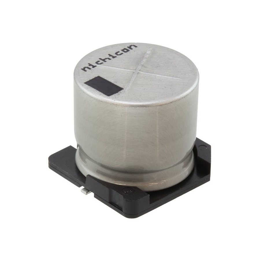 UUJ1E102MNJ1MS 铝电解电容 1000 µF ±20% 25 V Radial, Can - SMD