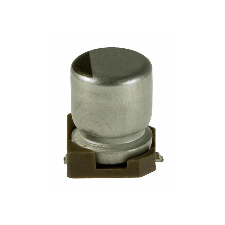 UWT1C100MCL1GB 铝电解电容 10 µF ±20% 16 V Radial, Can - SMD