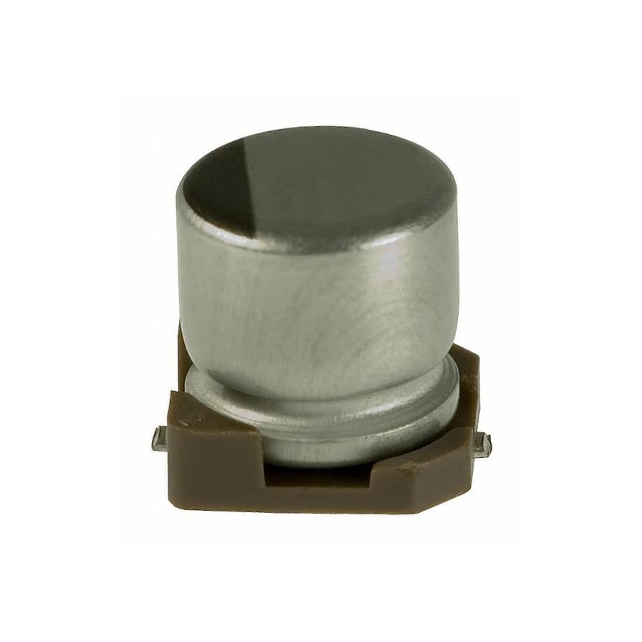 UWT1E100MCL1GB 铝电解电容 10 µF ±20% 25 V Radial, Can - SMD