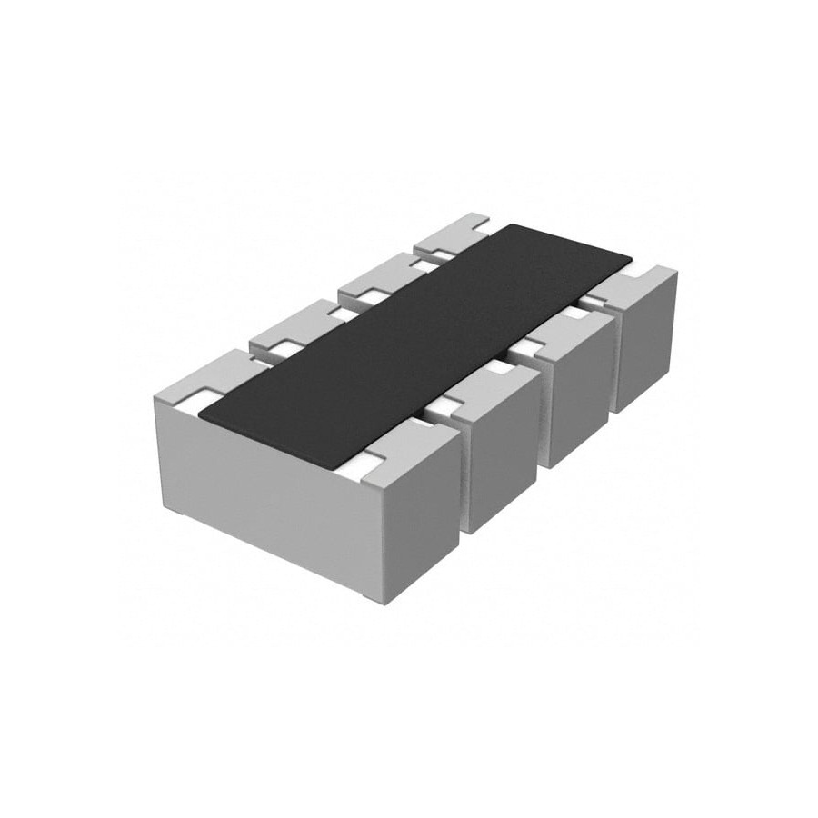 YC124-FR-071KL 排阻网络 1kΩ ±1% ±200ppm/℃ 0402x4